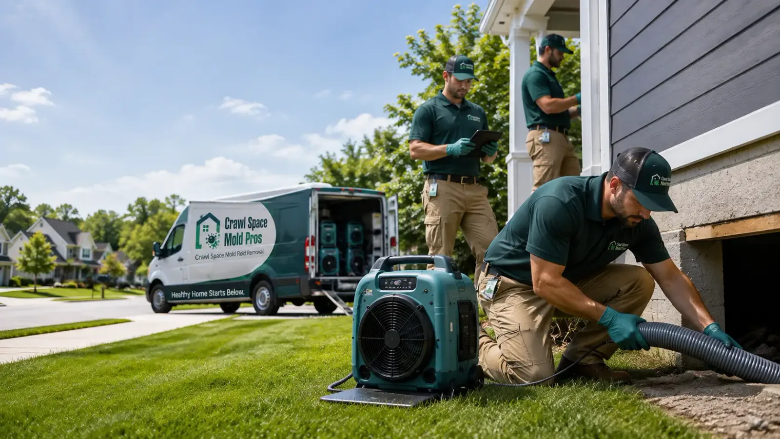 Crawl Space Mold Removal in Bairdford, PA